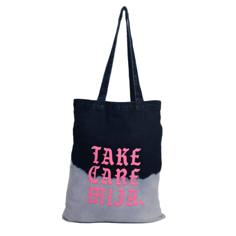 Two-Tone Denim Jeans Jeans Washed bag