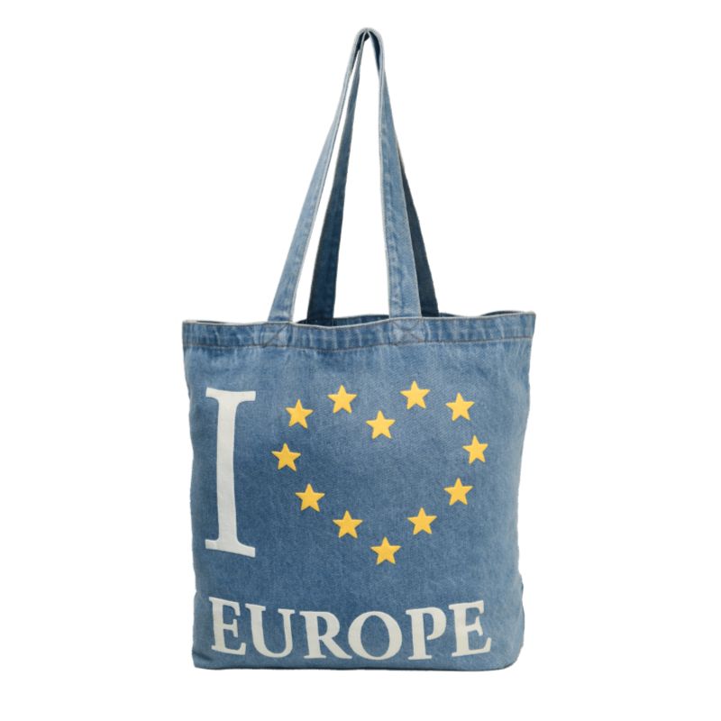 Euro Heart Denim Jeans bag