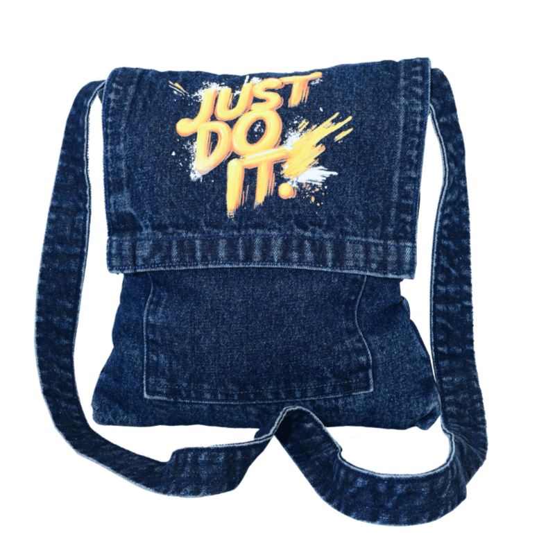 Blue Cross Body Light Denim Washed bag