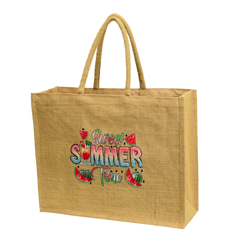 Jute Customised Shopping Bag