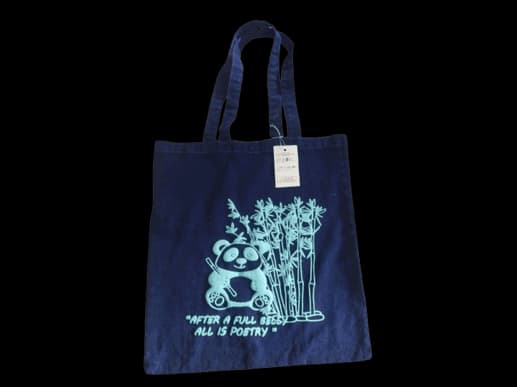 Rose Pink Drill Washed Tote Bag