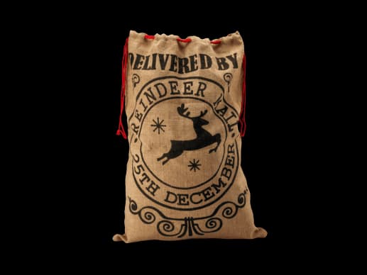 Jute Sack for Christmas Gifiting