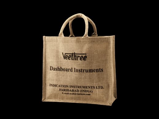 JuteBag Veethree with padded Handle