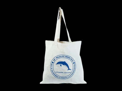 Dolphin Print Cotton Promotional bag