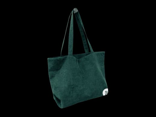 Dark Green Cotton Velvet bag