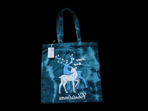 Tie-Dye Cotton Velvet bag