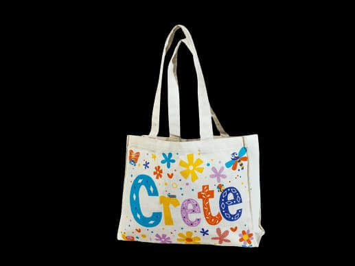 Happy Bloom Canvas Shopping bag