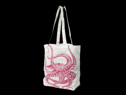 White Color Canvas Tote bag