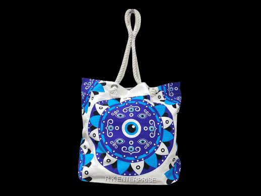 Indigo Tide Canvas Tote bag