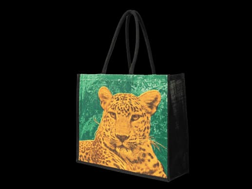 Leopard Graphic Juco Tote bag