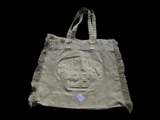 Washed Canvas Boston 28 Fringe Tote bag