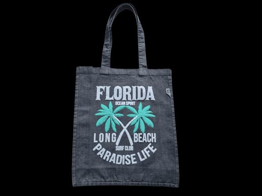 Beach Style Washed Canvas Tote Bag