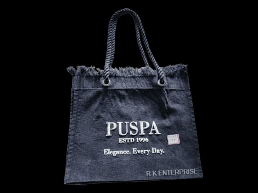 Everyday use Canvas Washed bag by Puspa Bags