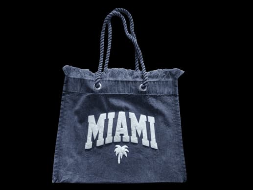 Rope Handle Beach Canvas  Shopper bag