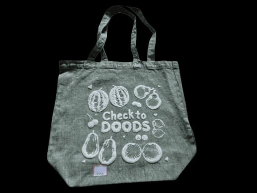 Eco Friendly Cloud Washed  Drill Tote Bag