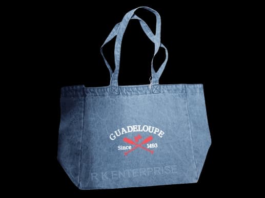 Island Logo Denim Jeans bag