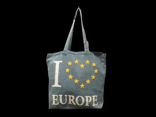 Euro Heart Denim Jeans bag