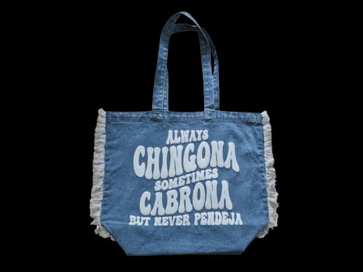 Denim Jeans Tote Fringe bag