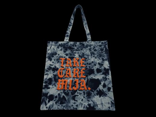 Tie-Dye Denim Jeans Washed bag