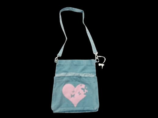 Cross Body Light Denim Washed bag