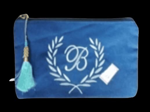 Embroidery Zip Organizer  Canvas Pouch bag