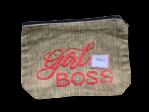 Girl Boss Corduroy Pouch bag