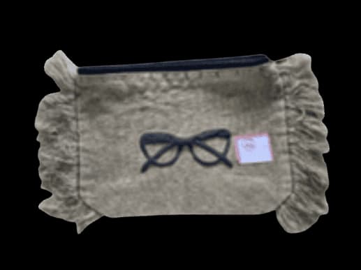 Fringed Utility Zipper   Pouch Bag