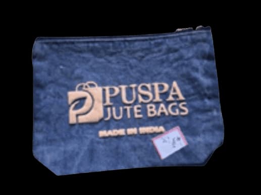 Denim Classic Zip Pouch bag