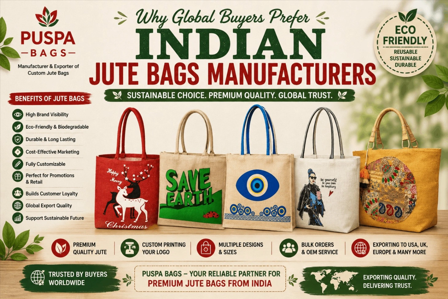 Indian Jute Bags Manufacturers
