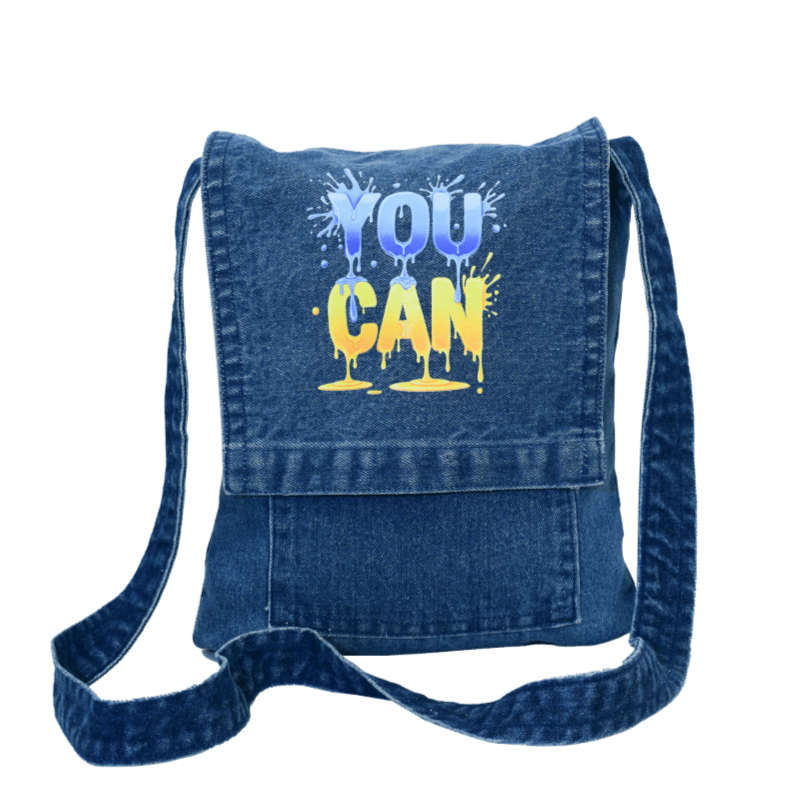 Blue Colour Cross Body Denim Washed bag